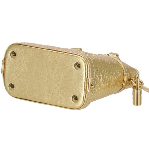 71048 3 Louis Vuitton Mini Lockit Suhali Leather Charm Gold