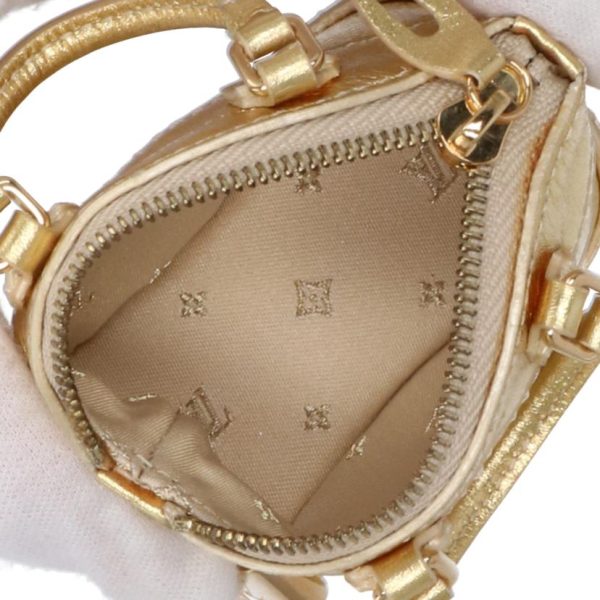 71048 4 Louis Vuitton Mini Lockit Suhali Leather Charm Gold