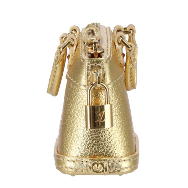 71048 5 Louis Vuitton Mini Lockit Suhali Leather Charm Gold