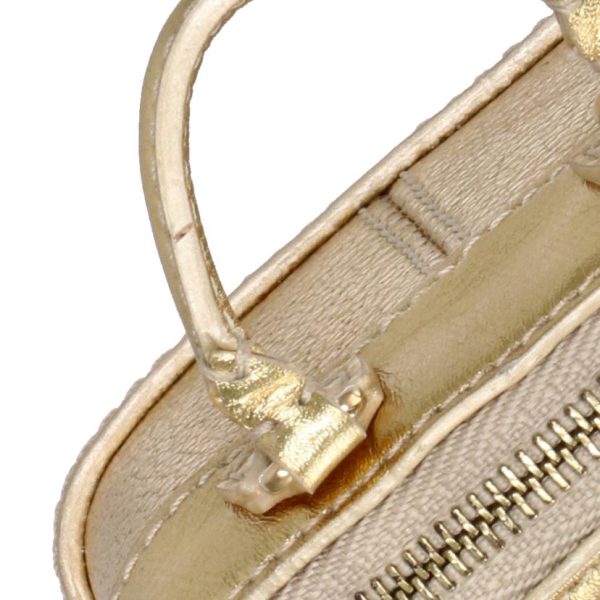 71048 7 Louis Vuitton Mini Lockit Suhali Leather Charm Gold