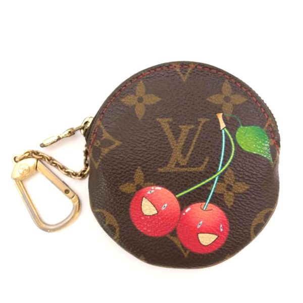 71061 1 Louis Vuitton Portomone Ron Wallet Monogram Cherry