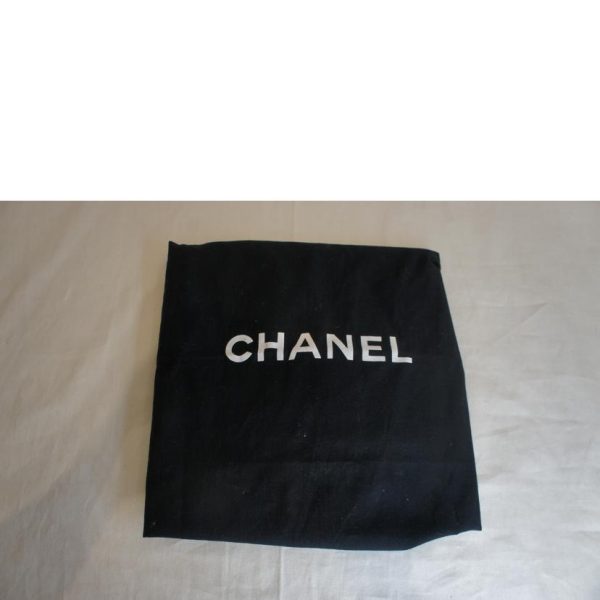 71086 6 Chanel Wild Stitch Chain Shoulder Bag Black