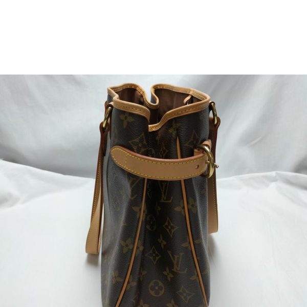 71093 4 Louis Vuitton Batignolles Monogram Bag Brown