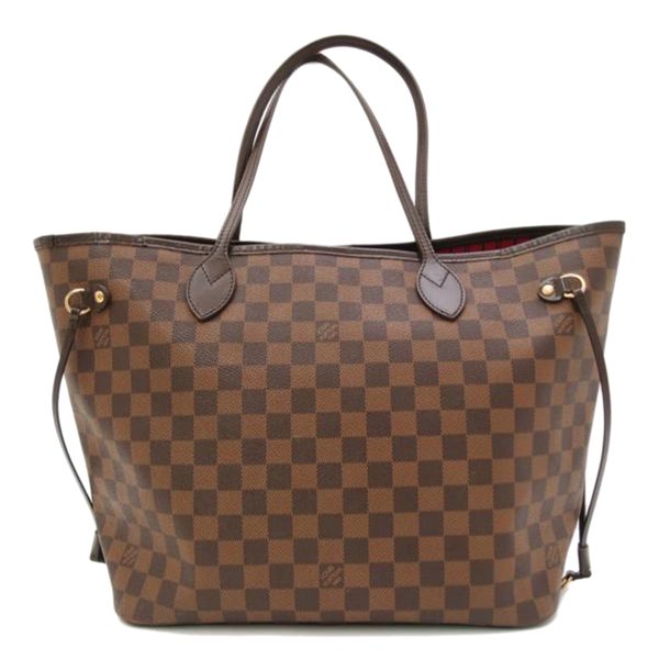 71122 1 Louis Vuitton Neverfull MM Tote Bag Damier Ebene