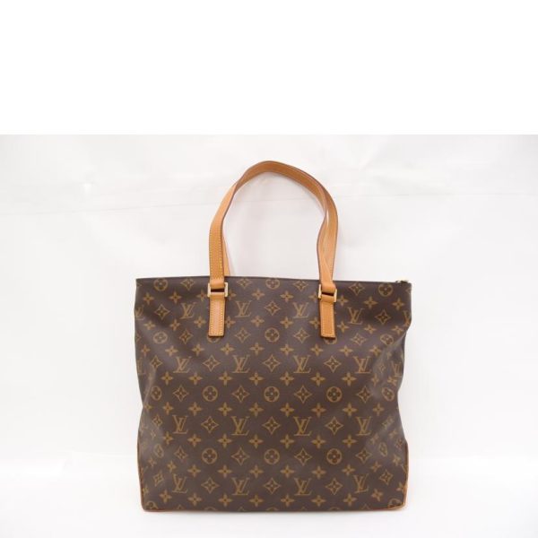 71137 2 Louis Vuitton Cava Mezzo Monogram Tote Bag Brown