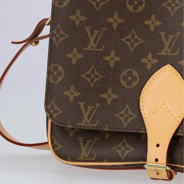 71147 7 Louis Vuitton Cartesier Monogram Bag Brown