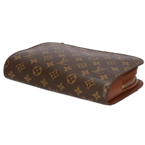 71161 3 Louis Vuitton Orsay Monogram Canvas Bag Brown