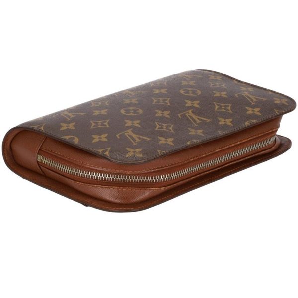 71161 4 Louis Vuitton Orsay Monogram Canvas Bag Brown