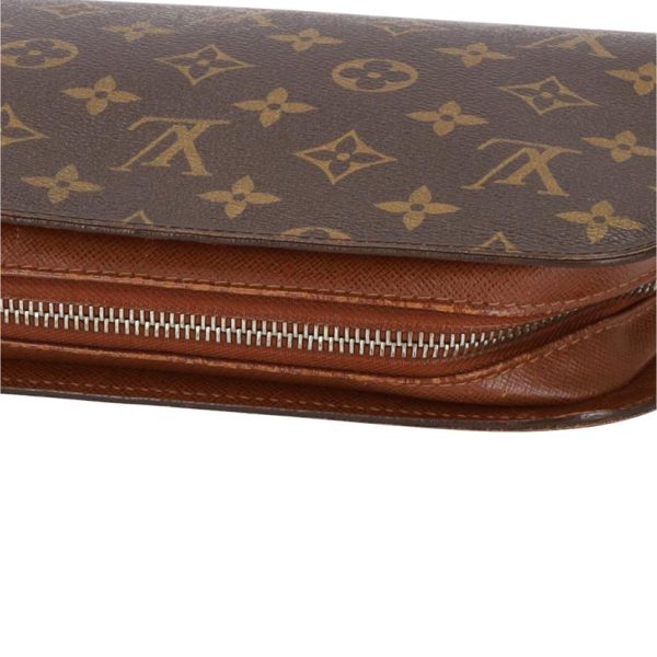 71161 6 Louis Vuitton Orsay Monogram Canvas Bag Brown