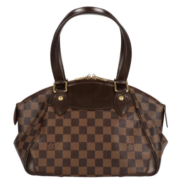 71182 2 Louis Vuitton Verona PM Damier Ebene Handbag Brown