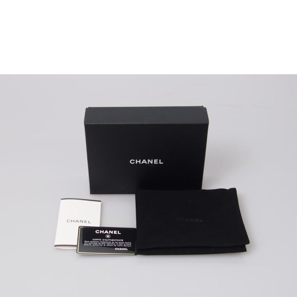 71210 6 Chanel Cocomark Matelasse Wallet Black