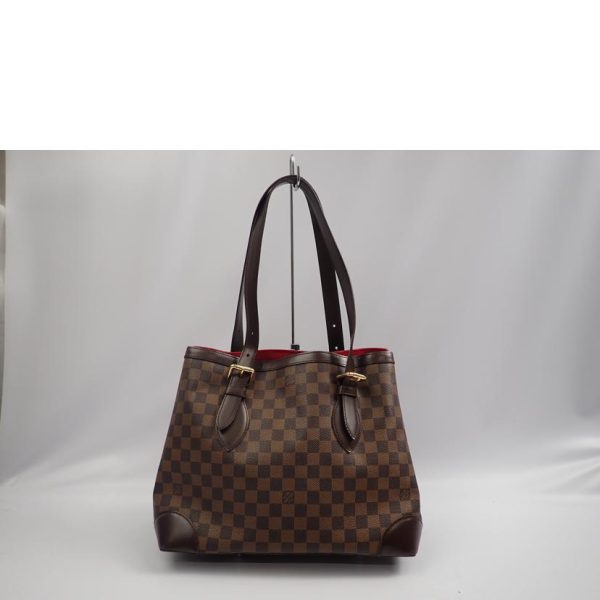 71211 2 LOUIS VUITTON Hampstead MM Tote Bag Damier Ebene