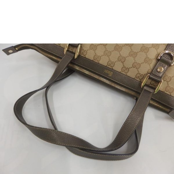 71290 4 Gucci GG Canvas Tote Bag Beige