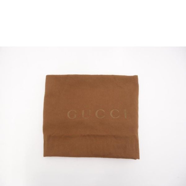 71306 6 Gucci Patent Leather GG Supreme One Shoulder Bag Beige