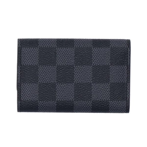 71335 2 Louis Vuitton Multicle 6 Damier Graphite Wallet Brown