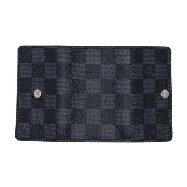 71335 5 Louis Vuitton Multicle 6 Damier Graphite Wallet Brown