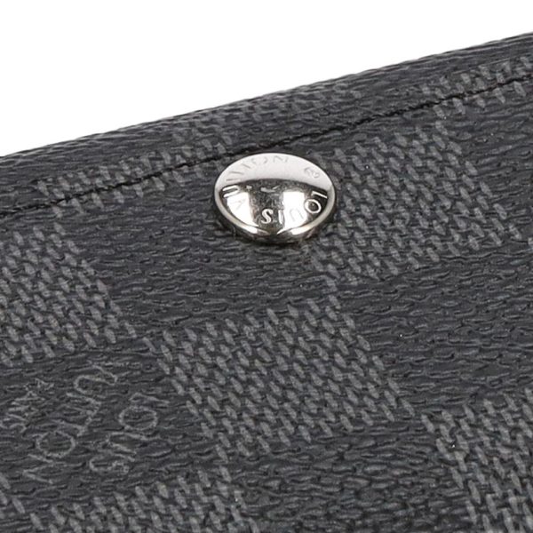 71335 7 Louis Vuitton Multicle 6 Damier Graphite Wallet Brown