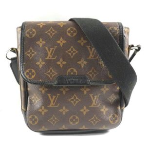 71358 1 Prada Shoulder Bag Renylon Saffiano Triangle Logo Black