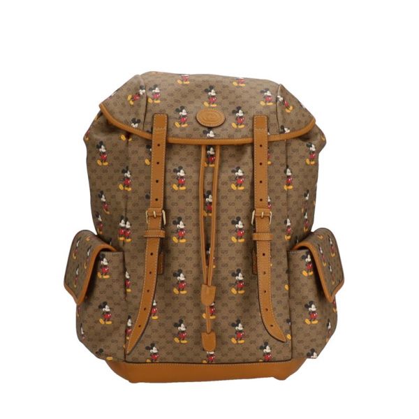 71366 1 Gucci Disney Collaboration Backpack Brown