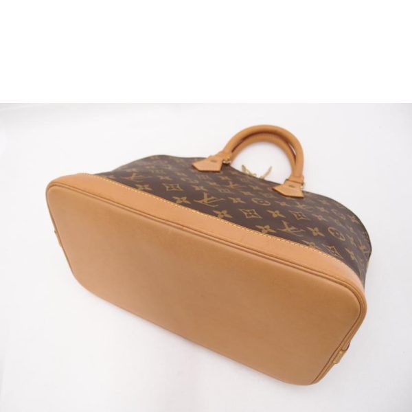 71366 3 Louis Vuitton Alma Monogram Handbag Brown