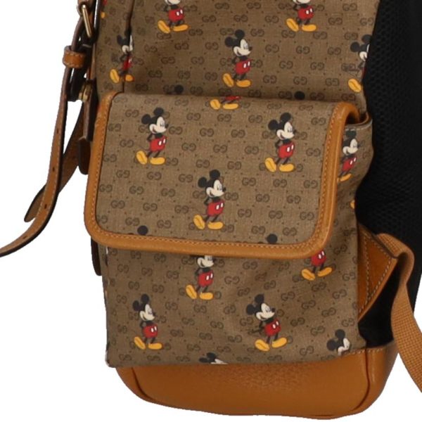 71366 3 Gucci Disney Collaboration Backpack Brown