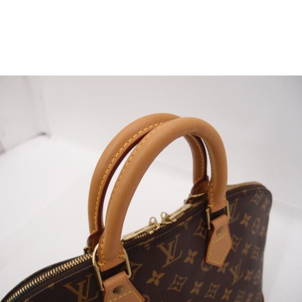 71366 4 Louis Vuitton Alma Monogram Handbag Brown