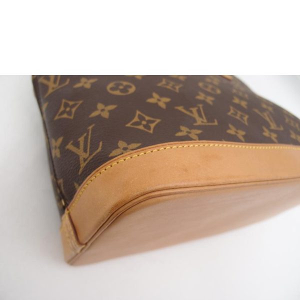 71366 6 Louis Vuitton Alma Monogram Handbag Brown