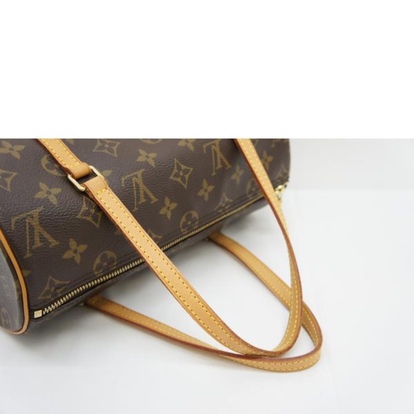 71415 4 Louis Vuitton Papillon Handbag Monogram Brown