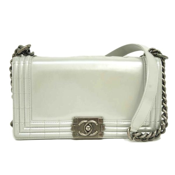 71420 1 Chanel Boy Chanel Chain Shoulder Bag Black