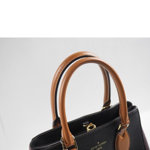 71440 3 Louis Vuitton Fold Tote MM Tote Bag Monogram Noir Wine