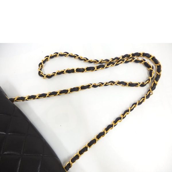 71474 4 CHANEL Diana Flap Chain Shoulder Bag Black