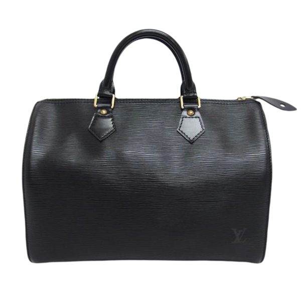 71488 1 Louis Vuitton Speedy 30 Handbag Epi Noir