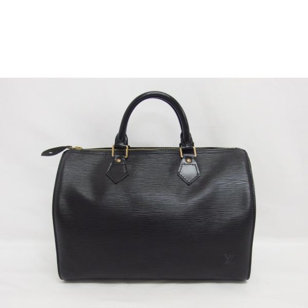 71488 2 Louis Vuitton Speedy 30 Handbag Epi Noir