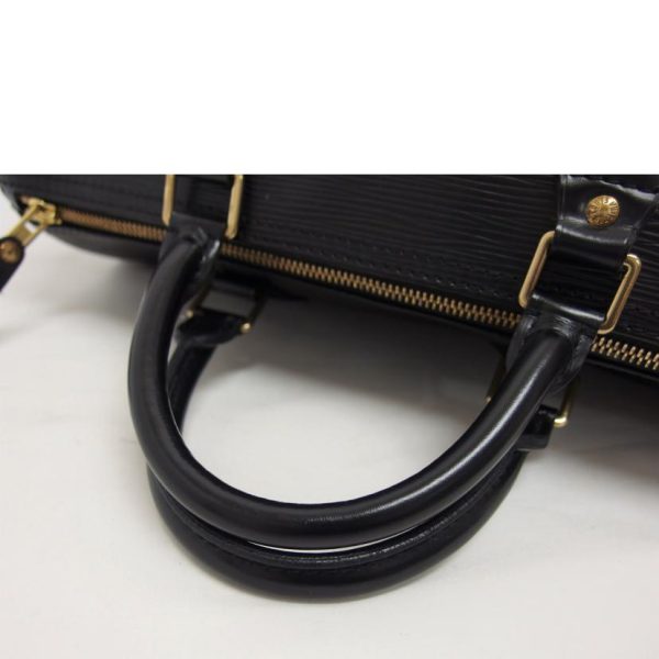 71488 4 Louis Vuitton Speedy 30 Handbag Epi Noir