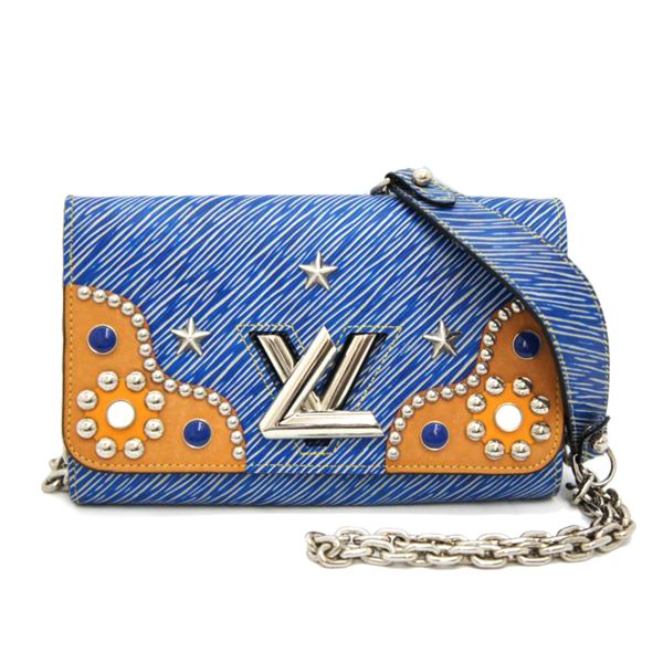 71491 1 Louis Vuitton Portefeuil Twist Chain Wallet Epidenim Blue