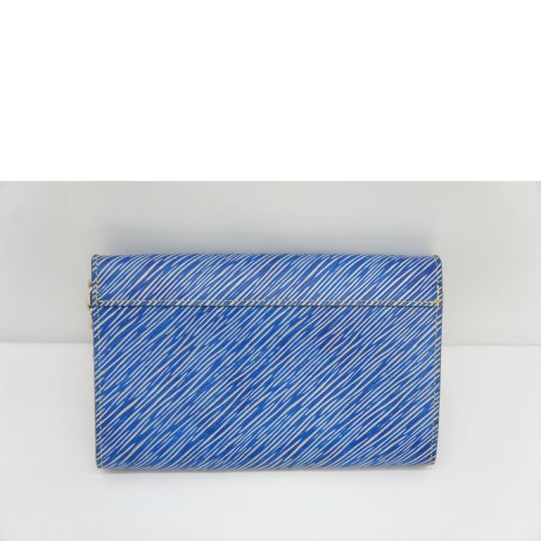 71491 2 Louis Vuitton Portefeuil Twist Chain Wallet Epidenim Blue