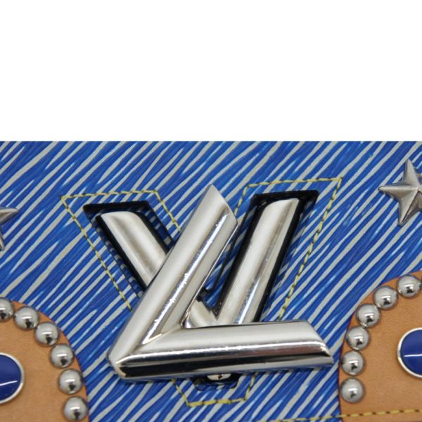 71491 8 Louis Vuitton Portefeuil Twist Chain Wallet Epidenim Blue