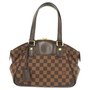 71496 1 Louis Vuitton Popincourt Monogram Canvas Handbag Brown