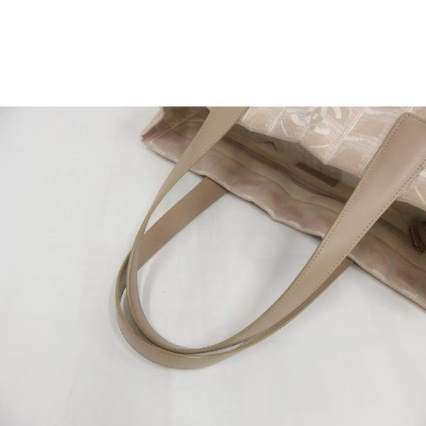 71511 4 Chanel Travel Line Tote Bag Beige