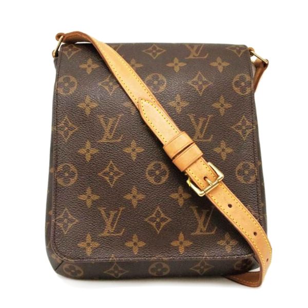 71545 1 Louis Vuitton Musette Salsa Shoulder Bag Monogram Brown