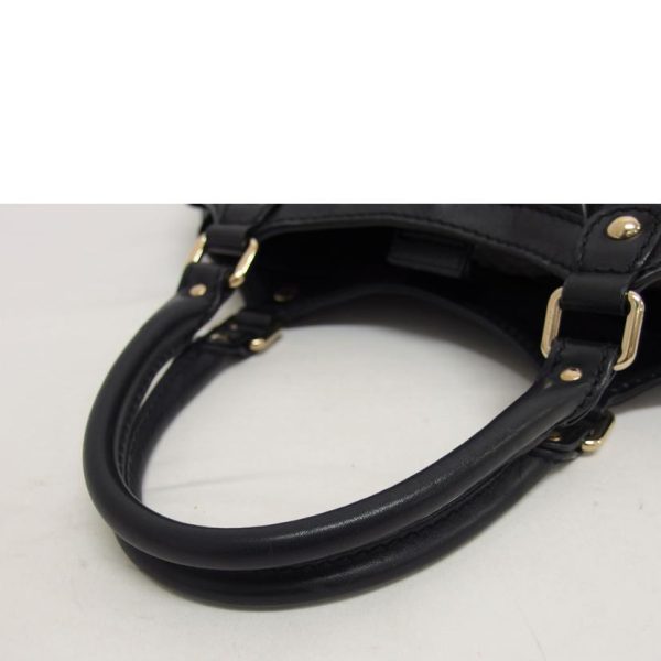 71556 4 Gucci Sookie Leather Tote Bag Black