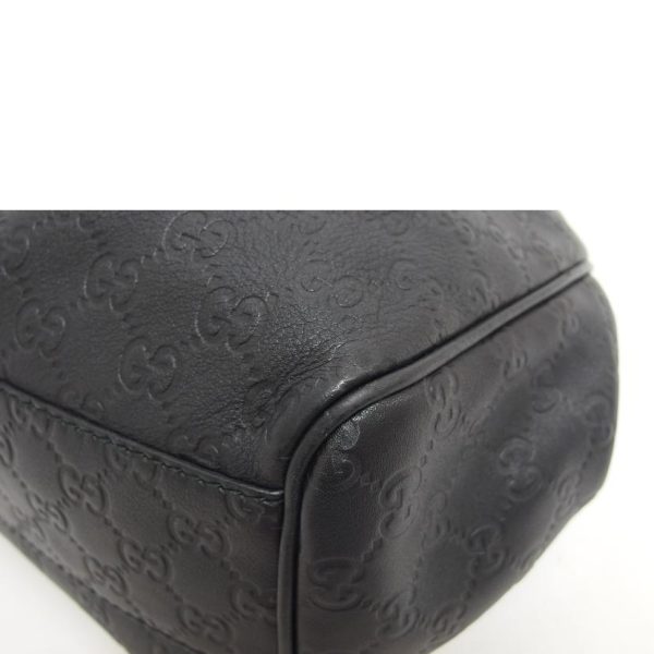 71556 7 Gucci Sookie Leather Tote Bag Black