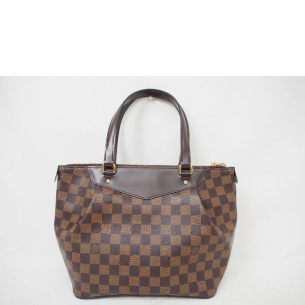 71571 2 Louis Vuitton Westminster PM Damier Ebene Tote Bag Brown