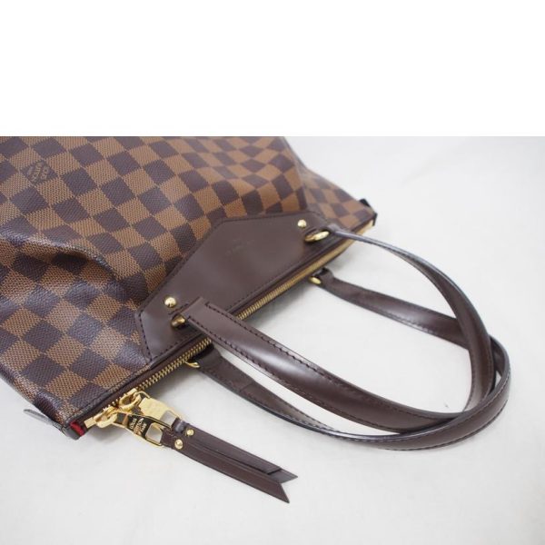 71571 7 Louis Vuitton Westminster PM Damier Ebene Tote Bag Brown