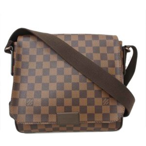 71601 1 Gucci Tote Bag GG Leather Dark Brown