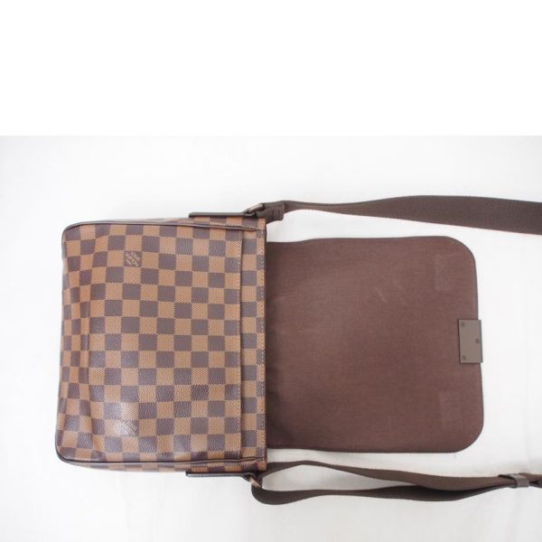 71601 6 Louis Vuitton District PM Damier Ebene Bag Brown