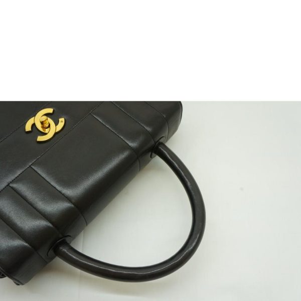 71613 4 Chanel Mademoiselle Lambskin Handbag Black