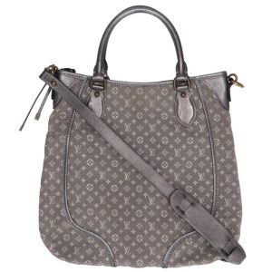 71635 1 Louis Vuitton Damier Duomo Hand Bag Ebene Gold Metal Fittings