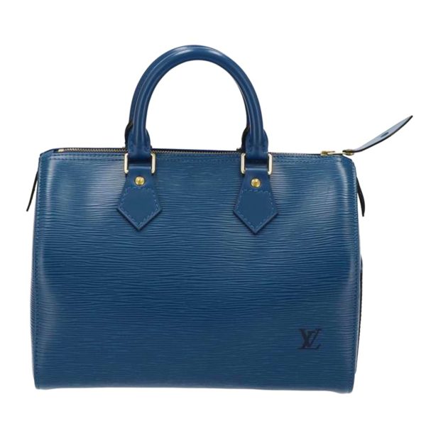 71655 1 Louis Vuitton Speedy 30 Handbag Epi Toledo Blue