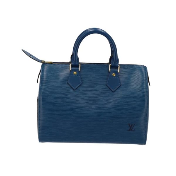 71655 2 Louis Vuitton Speedy 30 Handbag Epi Toledo Blue